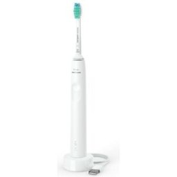 Philips 3100 series Sonicare Spazzolino Elettrico Sonico Bianco HX3671/13 1 St