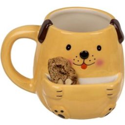 Out of the Blue Bicchiere OOTB con scomparto per biscotti, cane 1 St