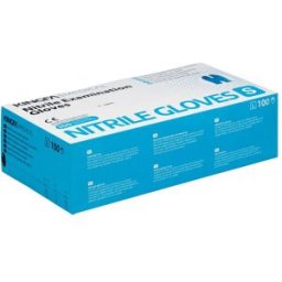 Kingfa Nitril Giove usa e getta -Fee, blu, 100 pezzi pz Guanti