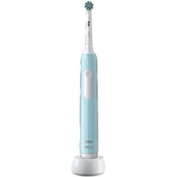 Braun Oral-B Pro 1 Cross Action Adulto Spazzolino rotante Blu, Bianco pz da denti