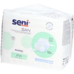 Seni Pannolino anatomico San plus, 1 confezione = 10 pezzi pz Bustina