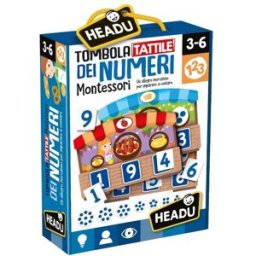 Headu Tombola Tattile Montessori dei Numeri 1 St