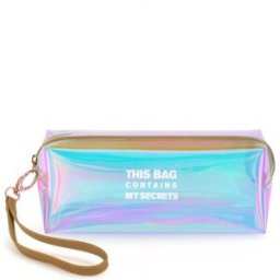 altri brand Beauty case astuccio iridescente scritta My secret