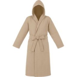 KASANOVA Accappatoio con cappuccio cotone taglia L/XL talpa Spa