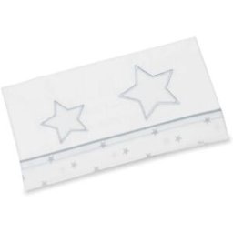 Lenzuola Azzurra Design Glam Per Culla Grigio