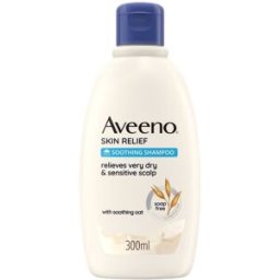 KENVUE ITALIA SPA Aveeno Skin Relief Shampoo Lenitivo - Ideale per cuoio capelluto da secco a molto secco - 300 ml