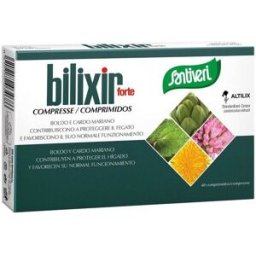 SANTIVERI Blixir Forte 40 Compresse - Integratore Alimentare Fegato