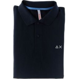 SUN68 Polo maniche corte BLU NOTTE 3XL