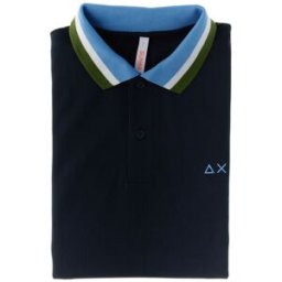 SUN68 Polo maniche corte NERO XL