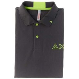 SUN68 Polo maniche corte GRIGIO SCURO M