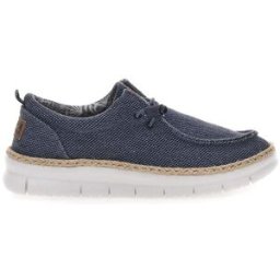 Mocassini Blu con Rafia e Lacci Elastici MAX DILLAN WALLY BIG CVS 41