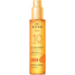 LABORATOIRE NUXE ITALIA Srl Nuxe Sun Olio Spray Solare Abbronzante Anti-Età SPF 10 - Olio spray solare viso e corpo - 150 ml