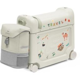 JETKIDS™ Pack DI STOKKE® Valigia Lettino + Zaino Sea Green