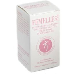 BROMATECH Srl Femelle - Integratore alimentare a base di fermenti lattici - 30 capsule