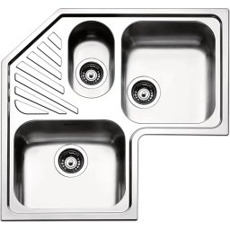 LAVELLO APELL ROAN.3IBC 2 VASCHE E 1/2 ANGOLARE CON GOCCIOLATOIO 83 cm#CONSEGNA IN 3 SETTIMANE#