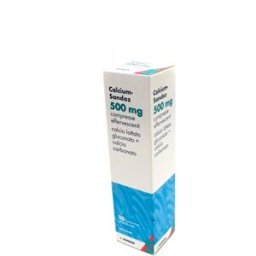CALCIUM SANDOZ*20 cpr eff 500 mg