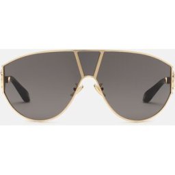 Roberto Cavalli Maschera Abbellita Da Due Piccole Fang - Female Occhiali Da Sole Oro Rosa UNICA