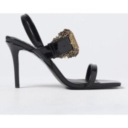 Versace Jeans Couture Sandalo Emily in vernice Nero Taglia 36