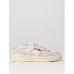 Msgm Sneakers Fantastic Green in pelle conciata Latte Taglia 40