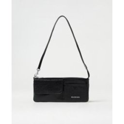 Balenciaga Pouch Superbusy in pelle Arena Nero Taglia OS