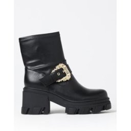 Versace Jeans Couture Stivaletto in pelle sintetica Nero Taglia 40