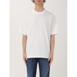 Diesel T-shirt oversize con logo Oval D Bianco Taglia L