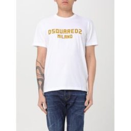 Dsquared2 T-shirt in cotone Bianco Taglia S