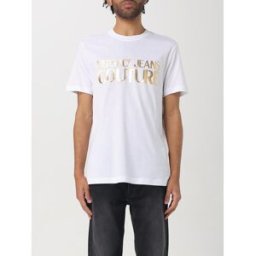 Versace Jeans Couture T-shirt con stampa logo Bianco Taglia XL