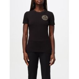 Versace Jeans Couture T-shirt in cotone stretch Nero Taglia M