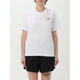 Adidas T-shirt in misto cotone organico Bianco Taglia S