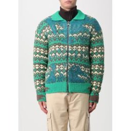 Andersson Bell Cardigan Submerge in misto acrilico e lana jacquard Verde Taglia L