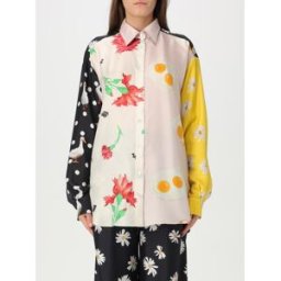 Moschino Camicia in seta stampata Fantasia Taglia 40