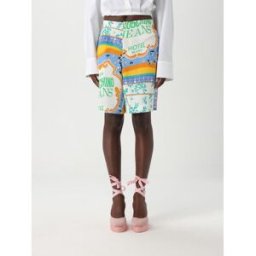 Moschino Pantaloncino in viscosa stampata Fantasia Taglia 44