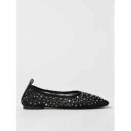 Tory Burch Ballerina in nylon a rete con strass all over Nero Taglia 9