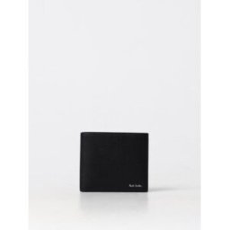 Paul Smith Portafoglio in pelle saffiano Nero Taglia OS