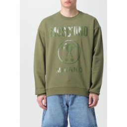 Moschino Felpa in cotone Militare Taglia 52