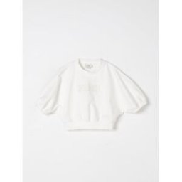 Fendi Felpa a girocollo con logo Bianco Taglia 12+