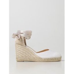 Castañer Espadrillas Carina in canvas Bianco Taglia 41