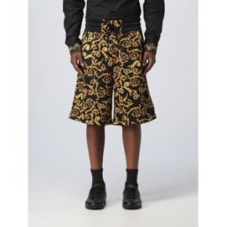 Versace Jeans Couture Pantaloncino in tessuto sintetico Nero Taglia S