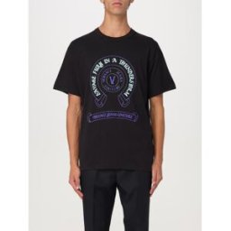 Versace Jeans Couture T-shirt con logo Nero Taglia L
