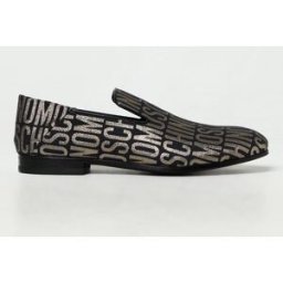 Moschino Mocassino in tessuto jacquard Oro Taglia 40