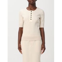 Bottega Veneta T-shirt di cotone Panna Taglia M