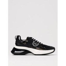 Pinko Sneakers Ariel in pelle e mesh Nero Taglia 41