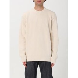 Jil Sander Pullover in maglia di cotone Beige Taglia 48
