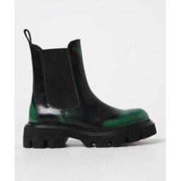 Msgm Stivaletto in pelle effetto used Nero Taglia 41