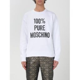 Moschino Felpa Uomo colore Bianco Bianco Taglia 50