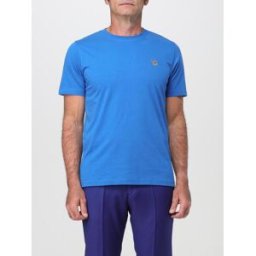 Paul Smith T-shirt in cotone con patch Azzurro Taglia XL