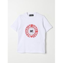 Dsquared2 T-shirt in cotone Bianco Taglia 14