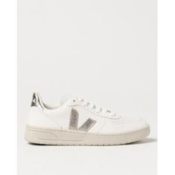 Veja Sneakers V-10 in pelle senza cromo Bianco Taglia 39