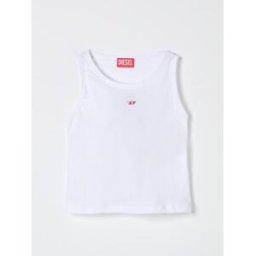 Diesel Top oval D in cotone Bianco Taglia 8